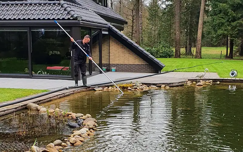 Onderhoud van vijvers en zwemvijvers